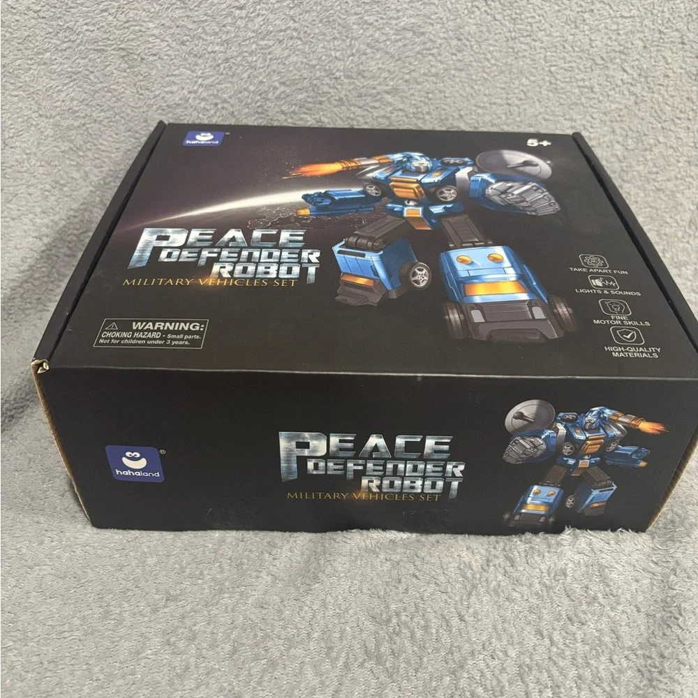 Peace Defender Robot Military‎ Vehicle Set-5 in 1 Take Apart Trucks